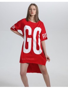GO Baskı Yeni Sezon Kırmızı T-Shirt